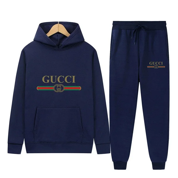 Gucci Web Stripe & Pants Set Mikina s kapucí