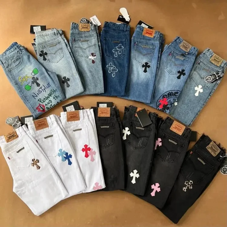 VAQUEROS CHROME HEARTS Trousers