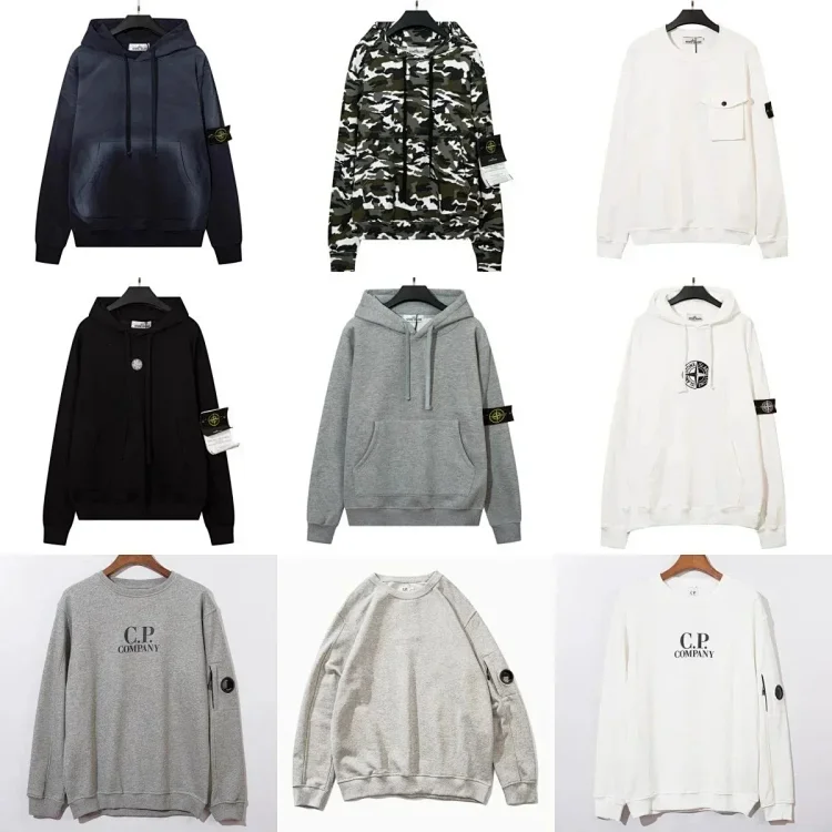 Stone Island Clothes Mikina s kapucí