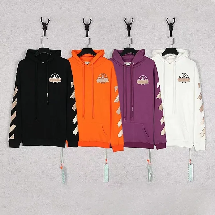 OFF-WHITE سترة بغطاء رأس