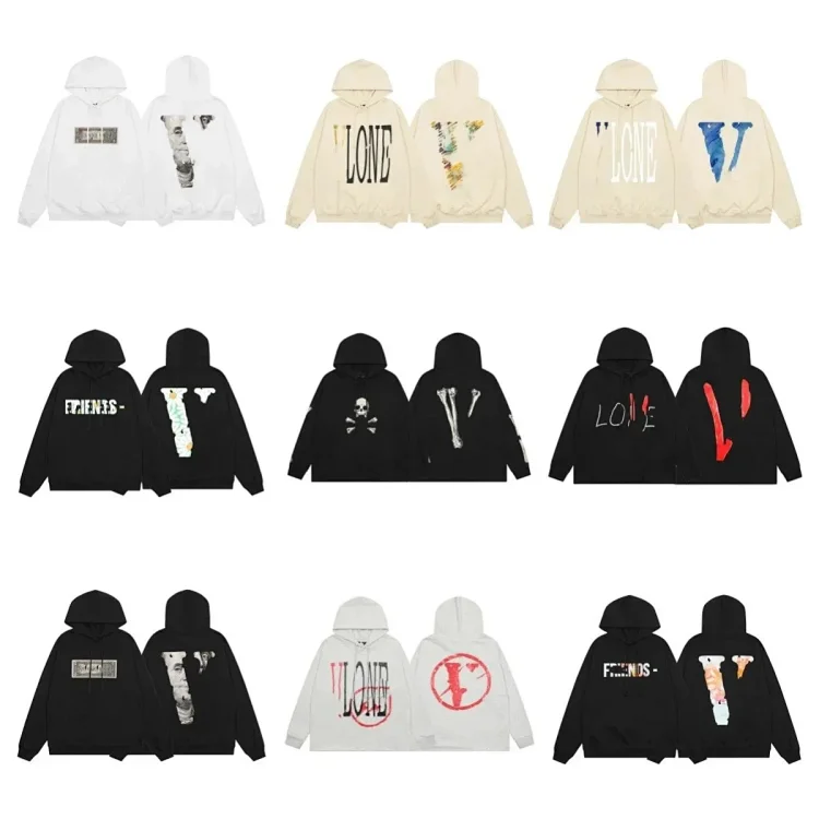 VLONE سترة بغطاء رأس