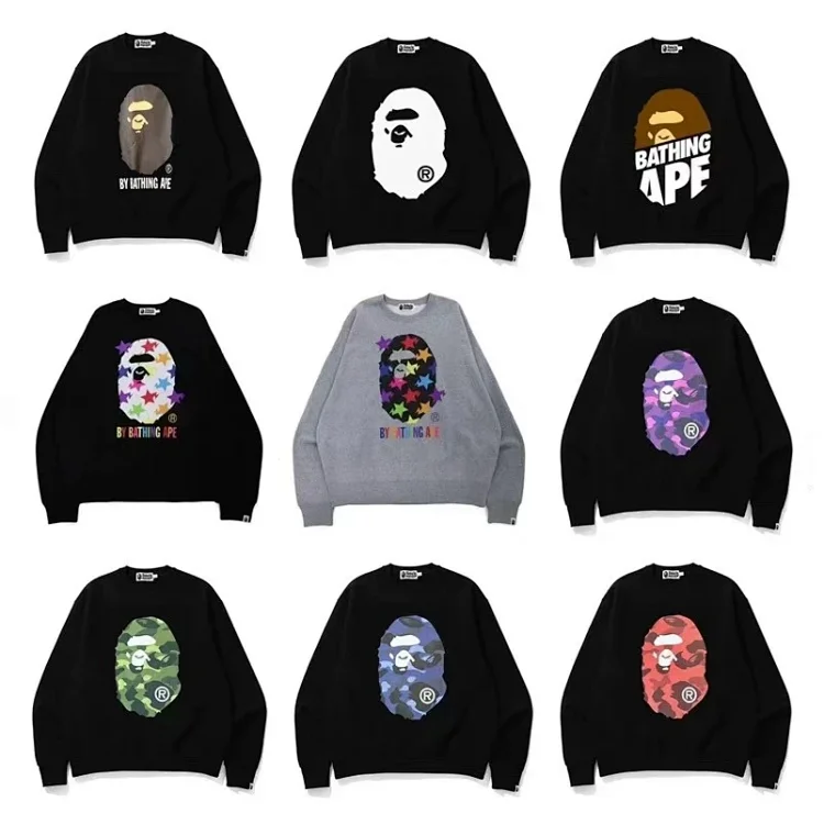 bape sweatshirt سترة بغطاء رأس
