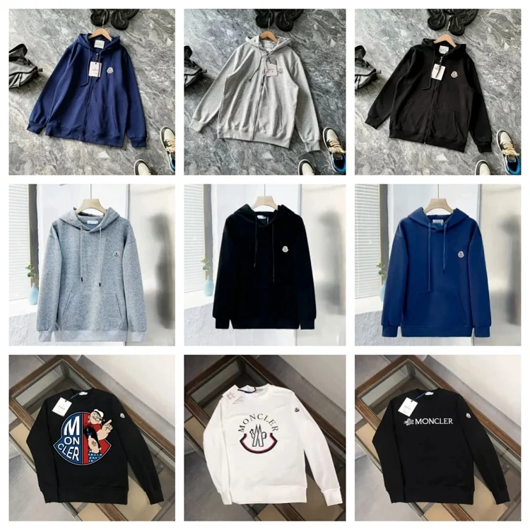 Moncler Sweatshirt Long sleeve سترة بغطاء رأس