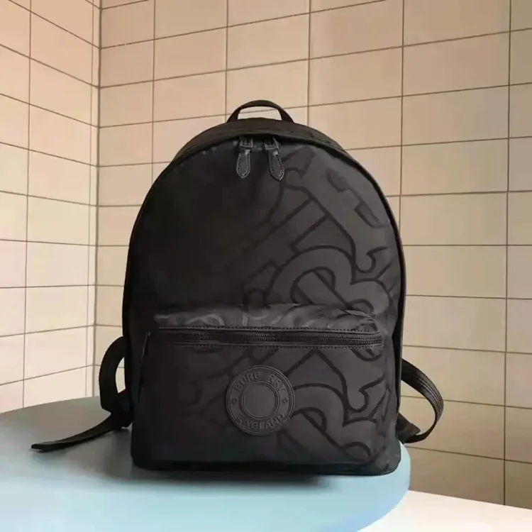 BURBERRY Monogram Print Backpack 5 styl Bag