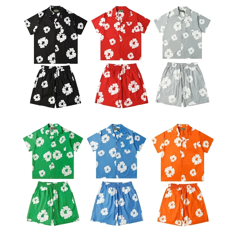 DENIM TEARS Tee Suits قميص قصير