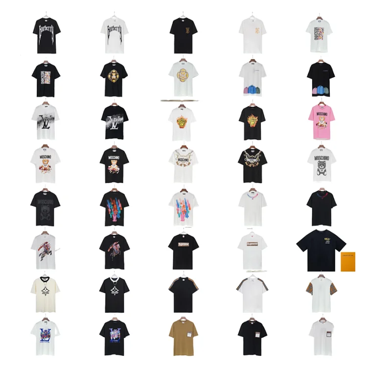 Louis Vuitton Moschino Supreme Bape قميص قصير