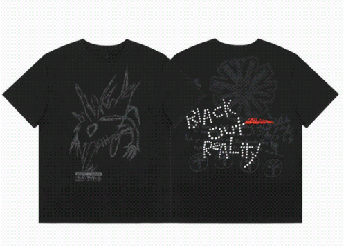 Travis Scott Tee قميص قصير