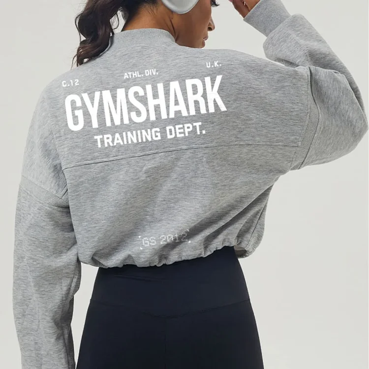 GYMSHARK longsleeves Mikina s kapucí