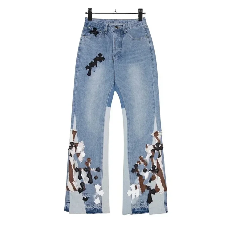Chrome Hearts Cross Patch Denim 3 Jeans