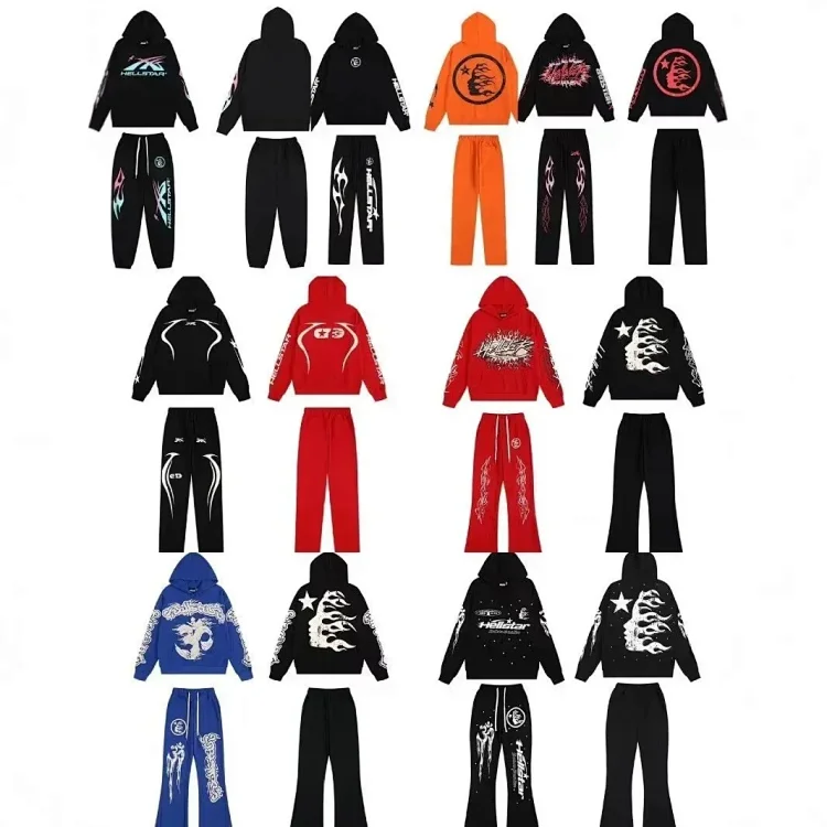 Hellstar Flame & Pants Tracks Hoodie