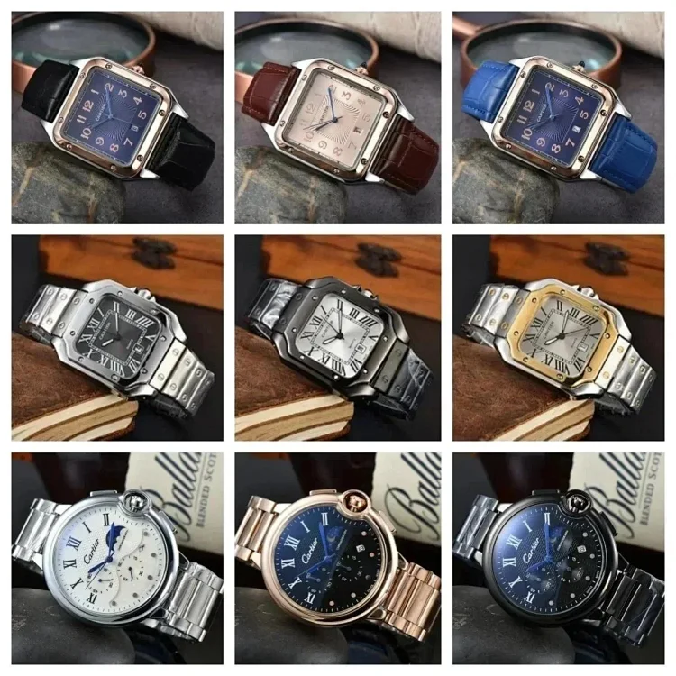 Cartier Santos and Pasha Watches 38 sty Electronics