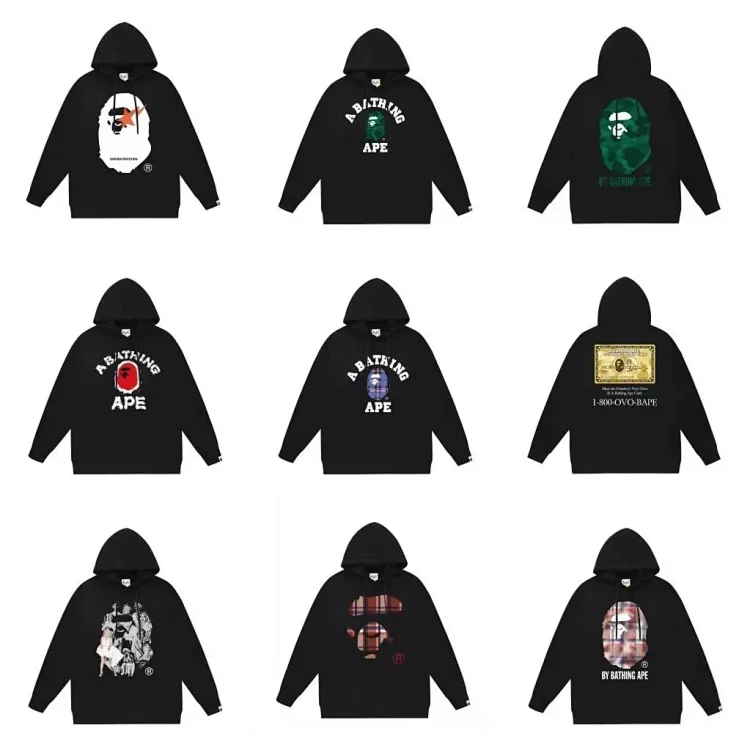 BAPE Ape Head 39 styles Hoodie