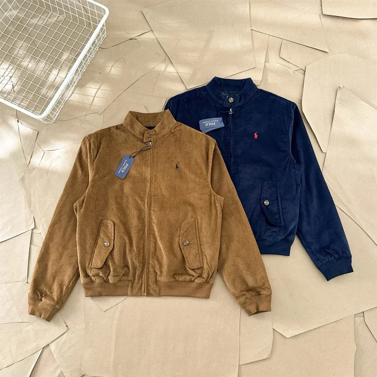 Ralph Lauren Corduroy Bomber Jacket Polo shirt